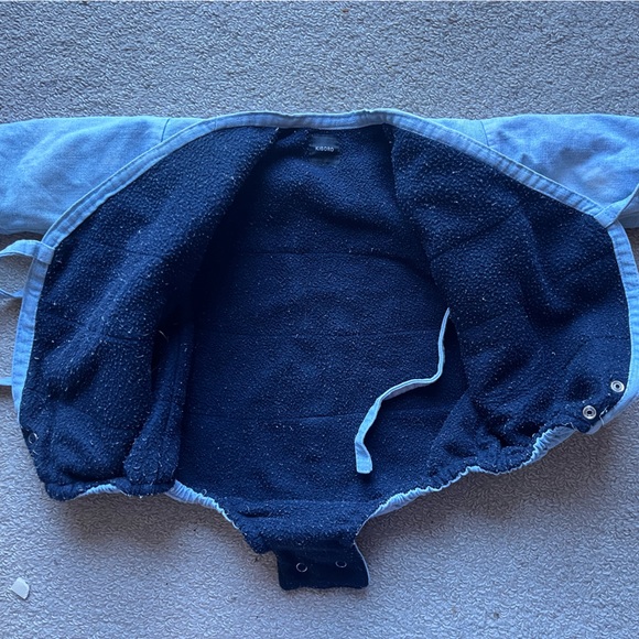 Kiboro kimono denim fleece lining 6-12mth - Picture 4 of 5